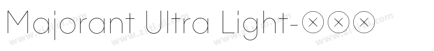 Majorant Ultra Light字体转换 Majorant Ultra Light字体转换